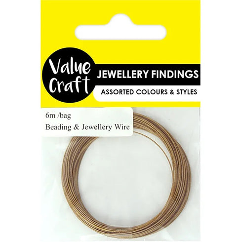 Gold Beading & Jewellery Tiger Tail Wire